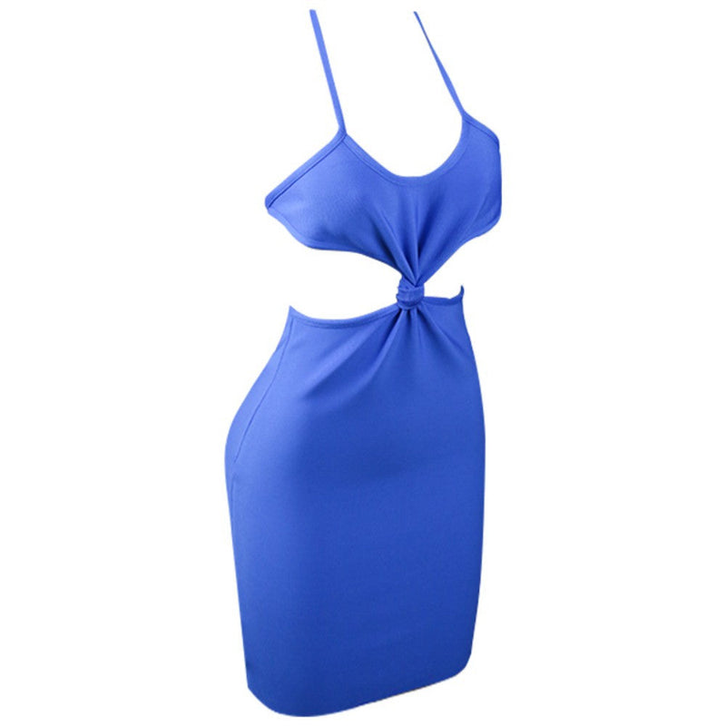 Blue Bandage Dress PZL2957 5