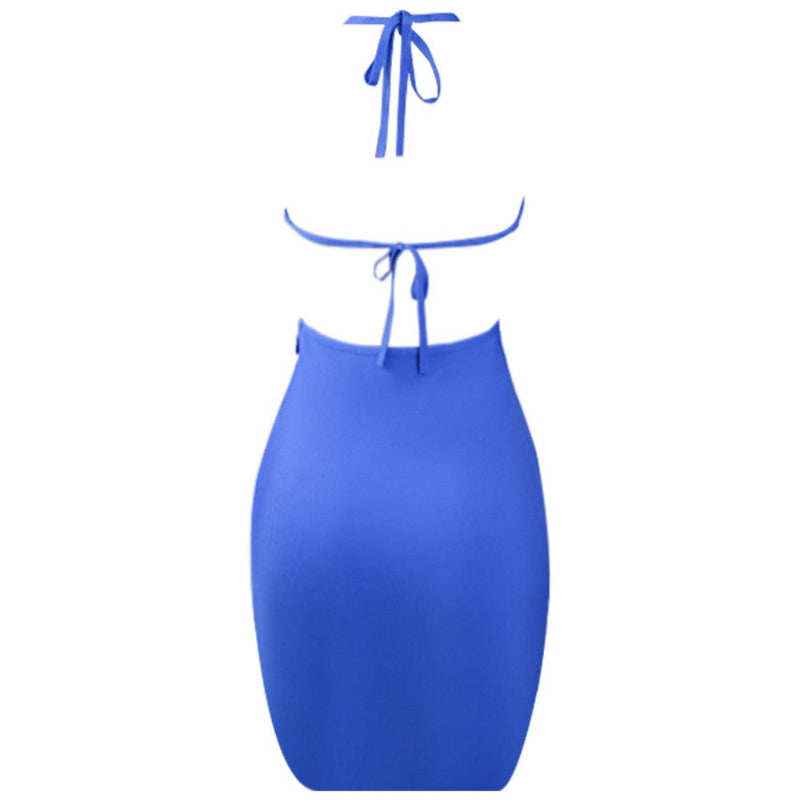 Blue Bandage Dress PZL2957 6
