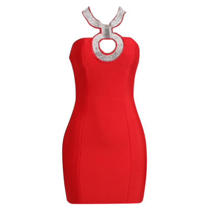 Red Bandage Dress PZL3062 5