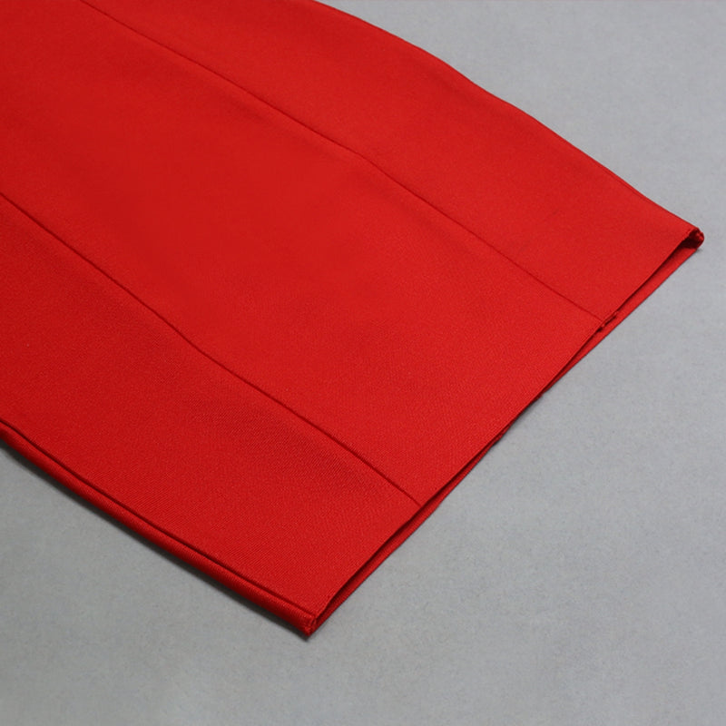 Red Bandage Dress PZL3062 9