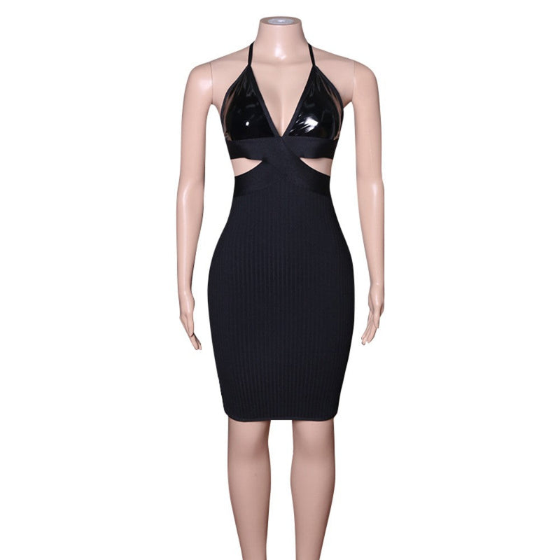 Black Bandage Dress PZPDAQ100 6