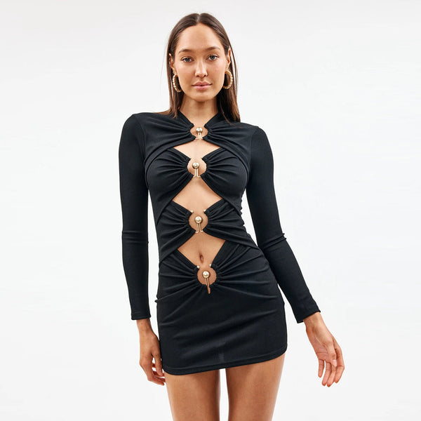 Black Bandage Dress SW6526 1