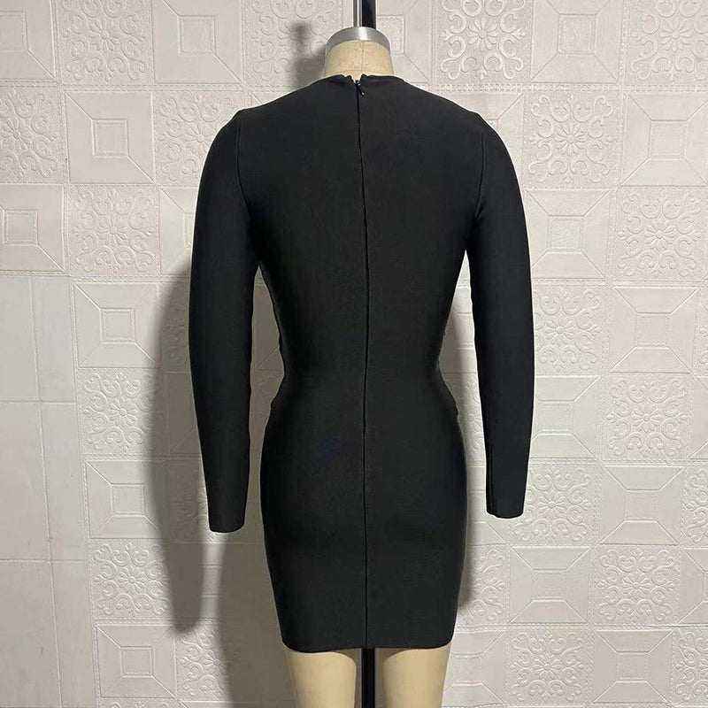 Black Bandage Dress SW6526 6
