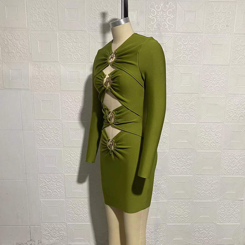 Green Bandage Dress SW6526 6