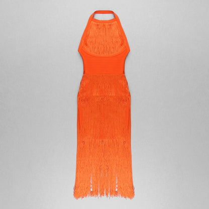 Orange Bandage Dress SW6584 6
