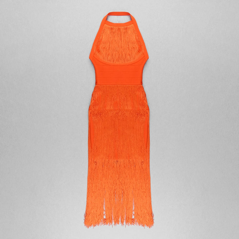 Orange Bandage Dress SW6584 6
