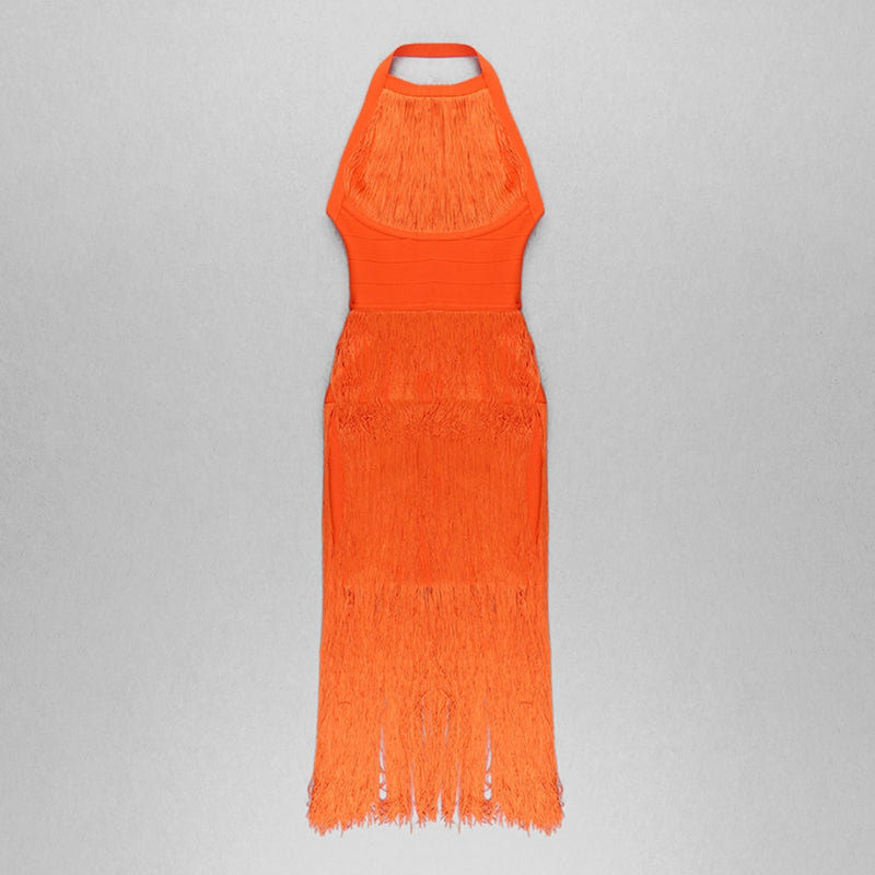 Orange Bandage Dress SW6584 6