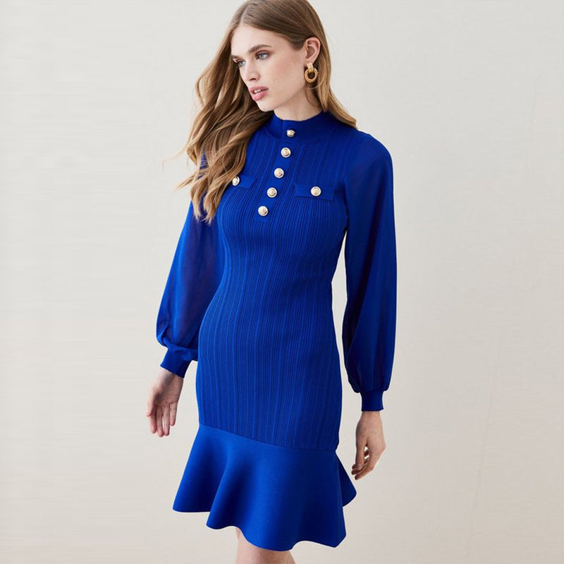 Blue Bandage Dress SW6660 1