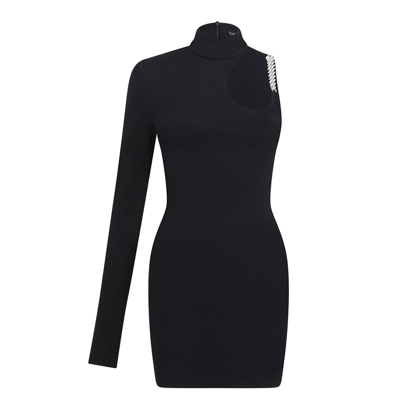 Black Bandage Dress SW6665 5