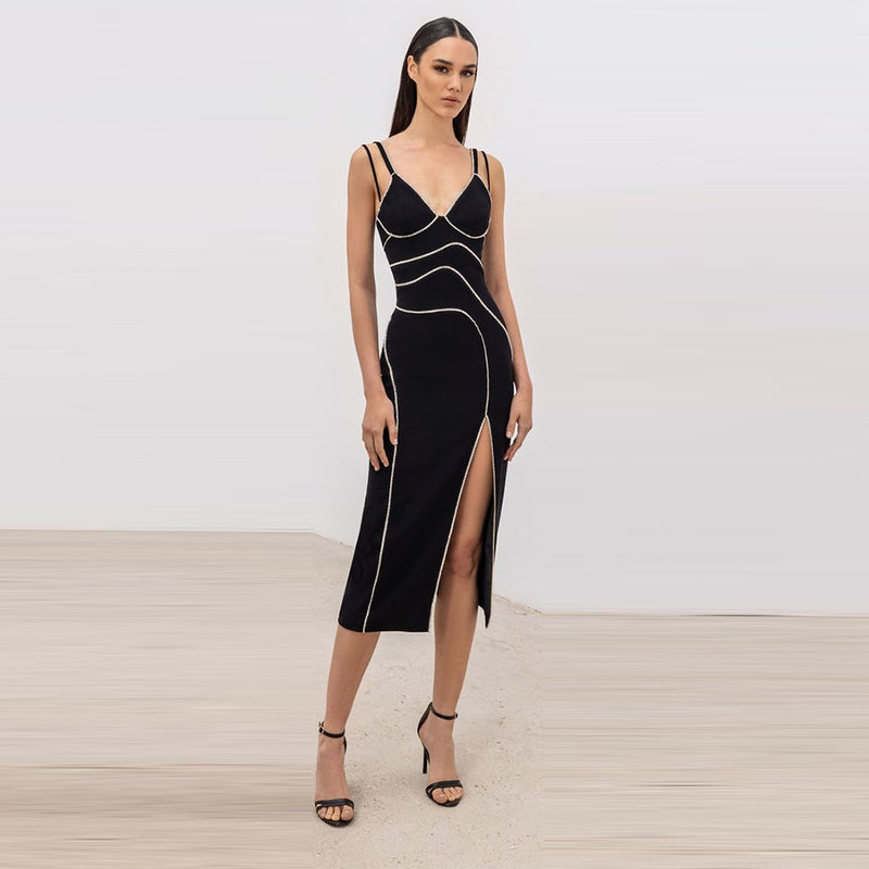 Black Bandage Dress SW6673 1