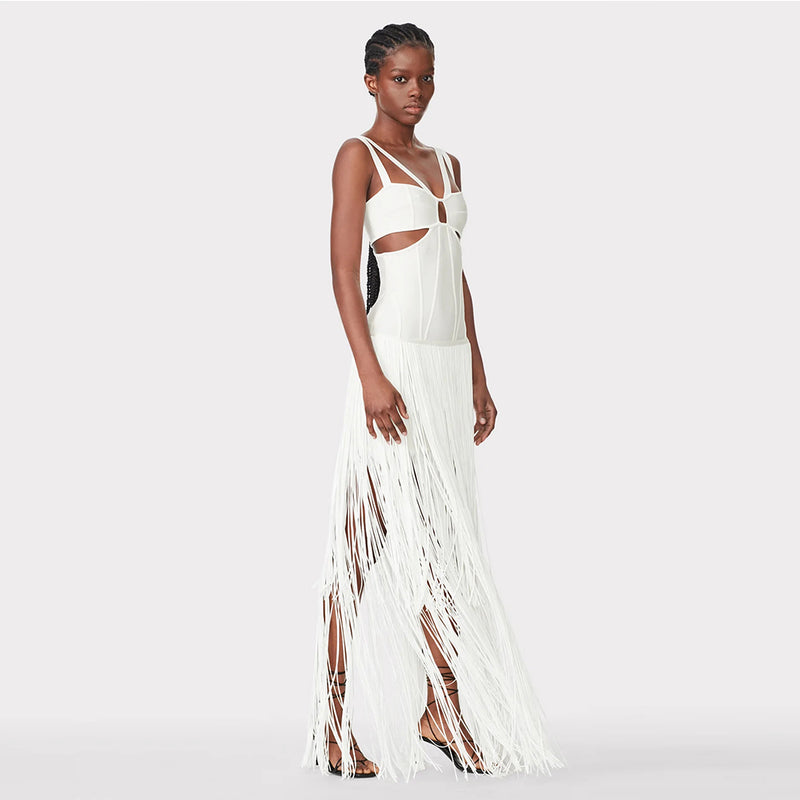 White Bandage Dress SW6682 2