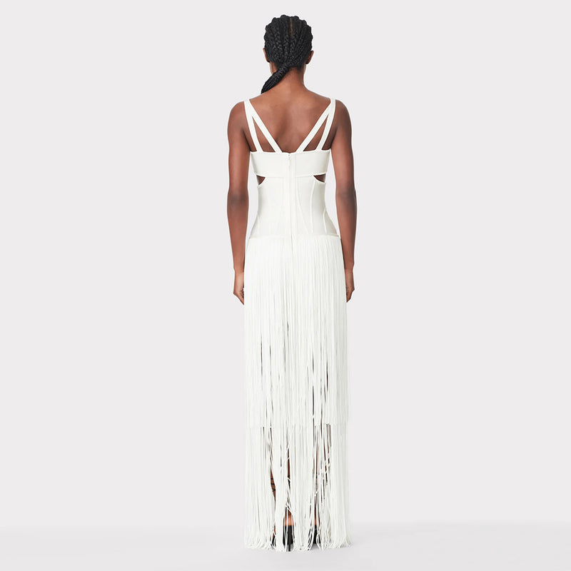 White Bandage Dress SW6682 3