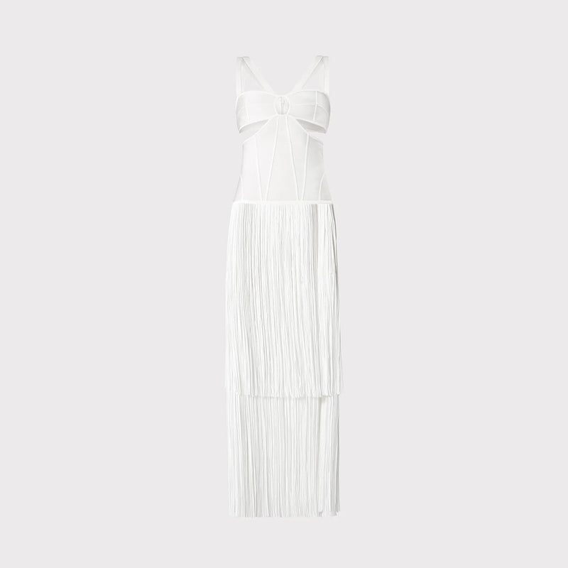 White Bandage Dress SW6682 4