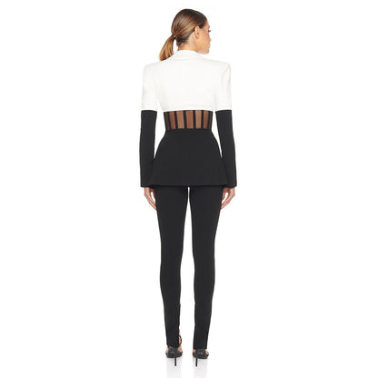 Black Bodycon Suit SY20003 3