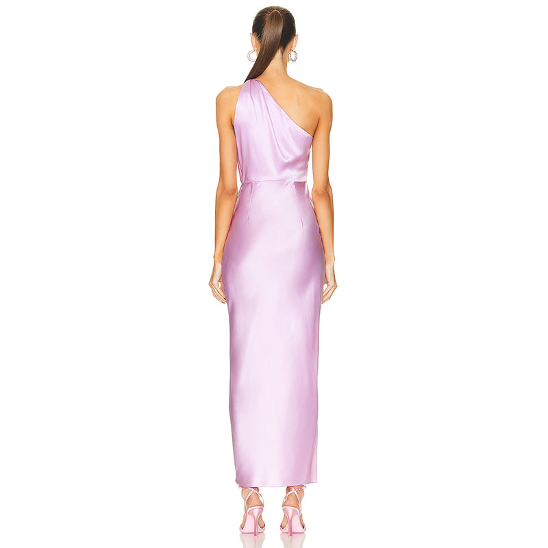 Purple Bodycon Dress ZNSBA429 4