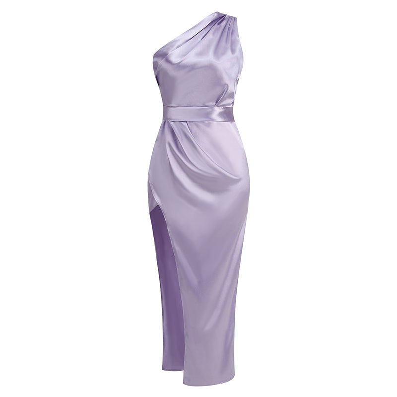 Purple Bodycon Dress ZNSBA429 5