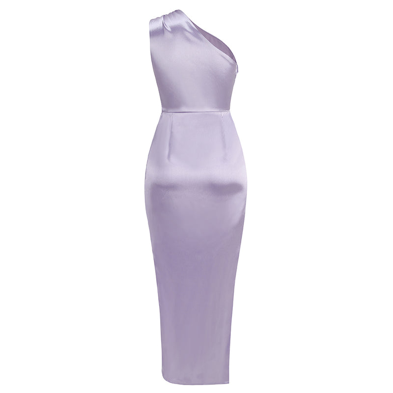 Purple Bodycon Dress ZNSBA429 6