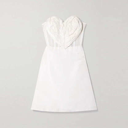 Strapless Sleeveless Heart Mini Dress ZNSBA741