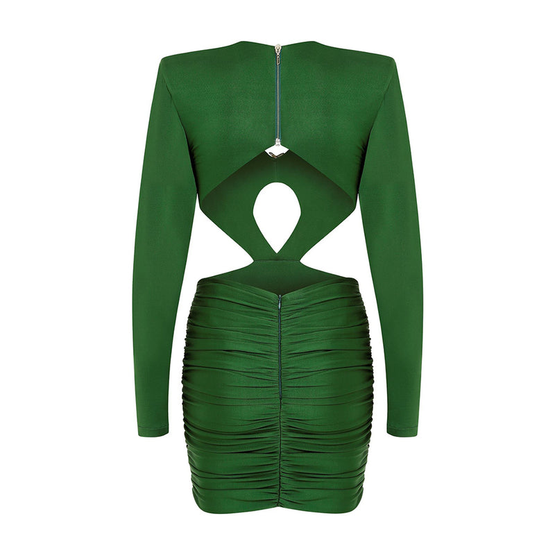 Green Bodycon Dress ZNSBA846 5