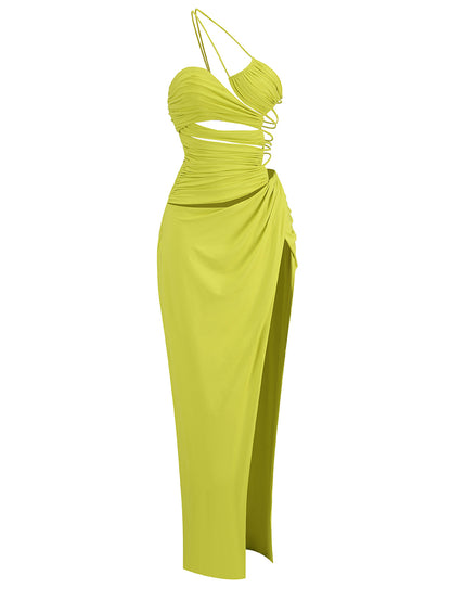 Strappy Sleeveless High Slit Dress ZNSBA919