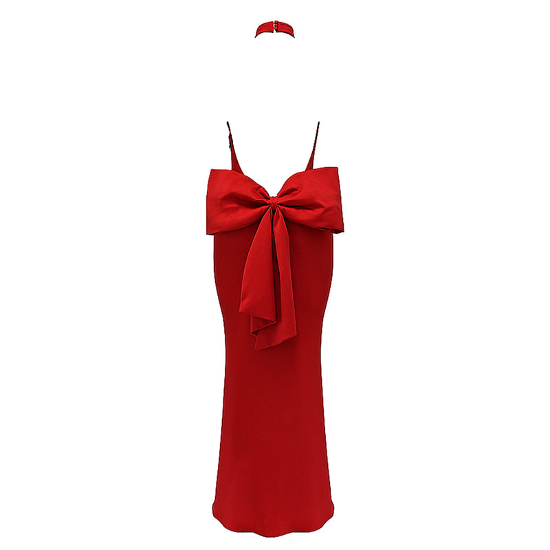 Red Bodycon Dress ZNSJ611 3