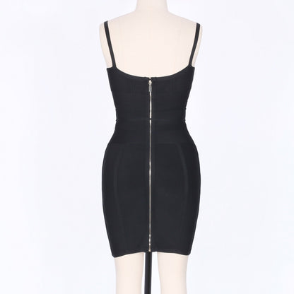 Strappy Sleeveless Midi Bandage Dress HJ448 46 in wolddress