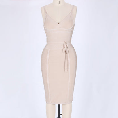 Strappy Sleeveless Midi Bandage Dress HJ448 31 in wolddress