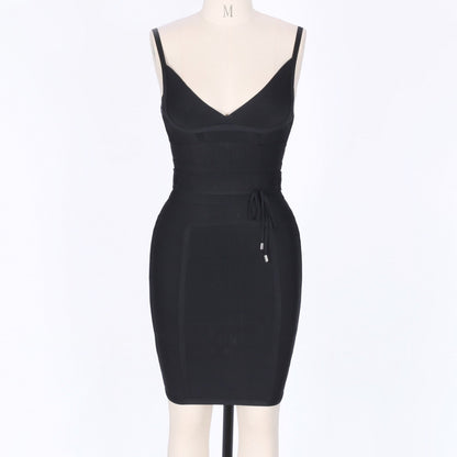Strappy Sleeveless Midi Bandage Dress HJ448 44 in wolddress