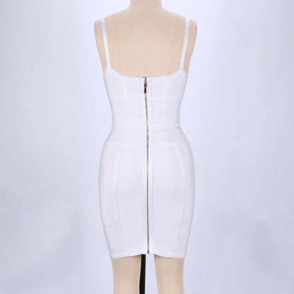 Strappy Sleeveless Midi Bandage Dress HJ448 14 in wolddress