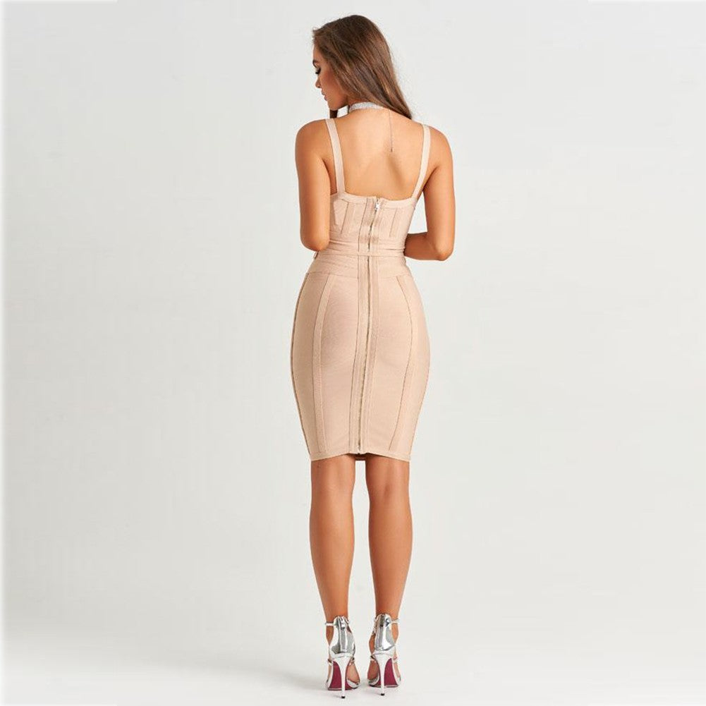 Strappy Sleeveless Midi Bandage Dress HJ448 30 in wolddress