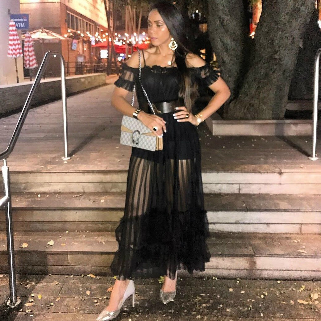 Off Shoulder Short Sleeve Lace Maxi Bodycon Dress K1962 1 in wolddress
