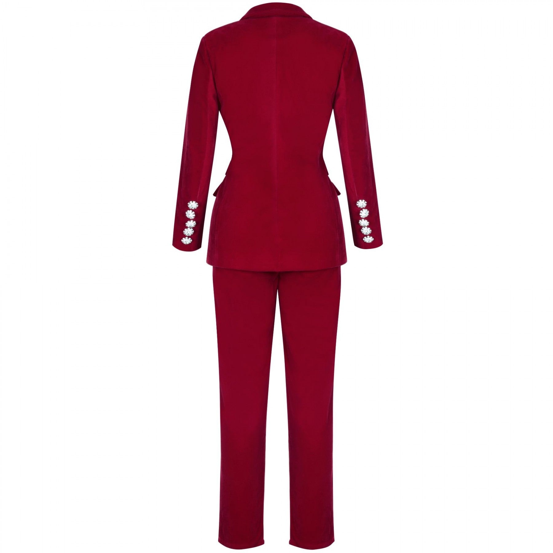 V Neck Long Sleeve Metal Studded Bodycon Suit FSY006 13 in wolddress