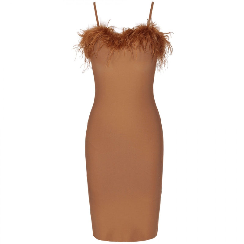 Strappy Sleeveless Tassels Mini Bandage Dress PF19177 4 in wolddress