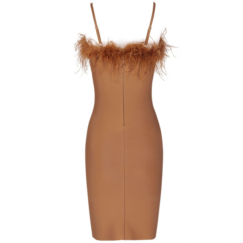 Strappy Sleeveless Tassels Mini Bandage Dress PF19177 5 in wolddress