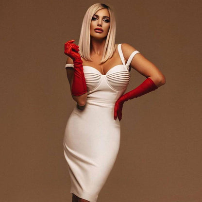 Strappy Sleeveless Striped Over Knee Bandage Dress PP19257 3 in wolddress