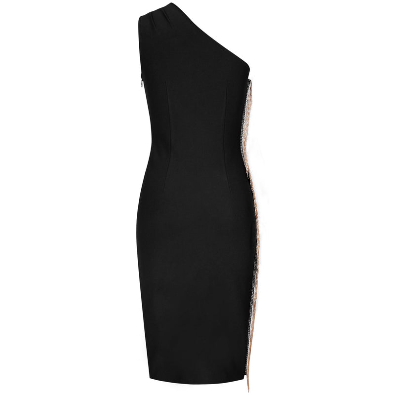 One Shoulder Bandage Dress PP19366 5 in wolddress