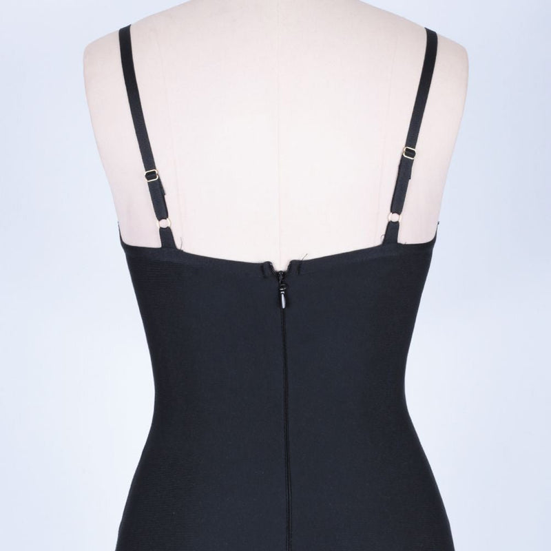 Strappy Sleeveless Embroidered Mini Bandage Dress PS19112 28 in wolddress
