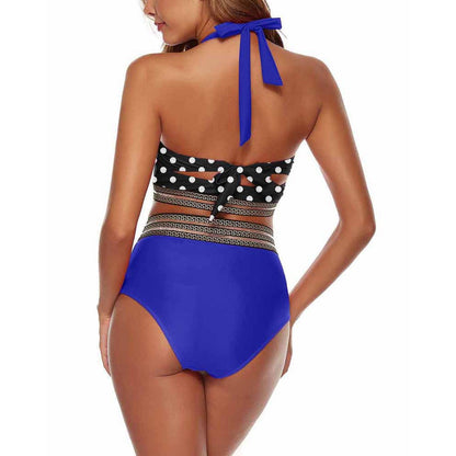 Halter Sleeveless 2 piece Bodycon Swimsuit YS20016 21 in wolddress